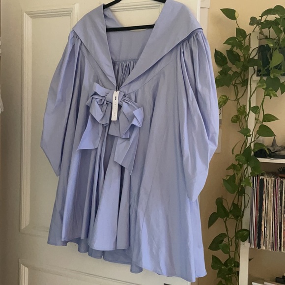 ASOS EDITION bow back smock dress - Picture 4 of 6